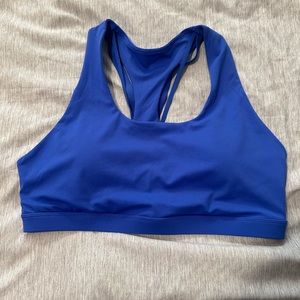 Blue Fabletics Sports Bra